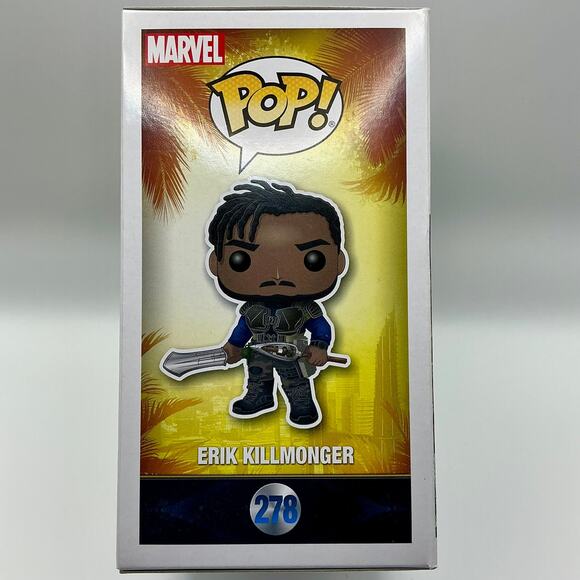 Erik Killmonger #278 – Black Panther Funko Pop (Very Good Condition) - Picture 4 of 6